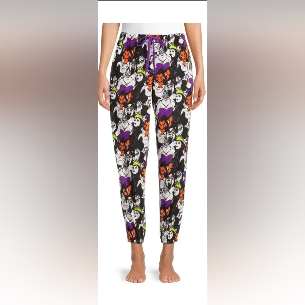 Disney‎ Villains Jogger Sleep Pants Women's Pijama pants Halloween Size S (4/6)